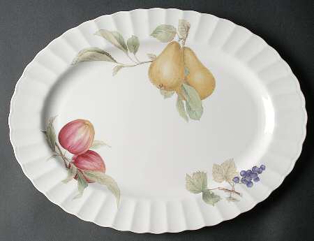 Belle Terre 14" Oval Serving Platter