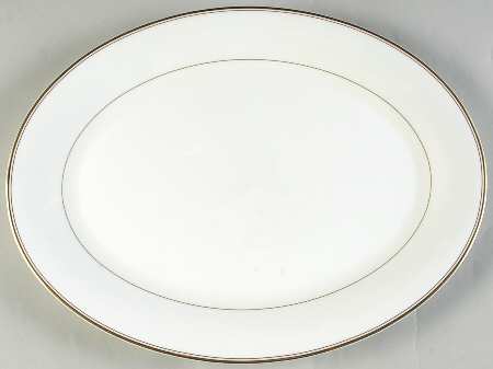 Biltmore Gold 14" Oval Serving Platter