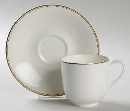 Biltmore Gold Footed Cup & Saucer Set