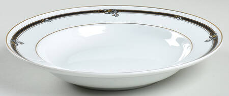 Bijou Large Rim Soup Bowl