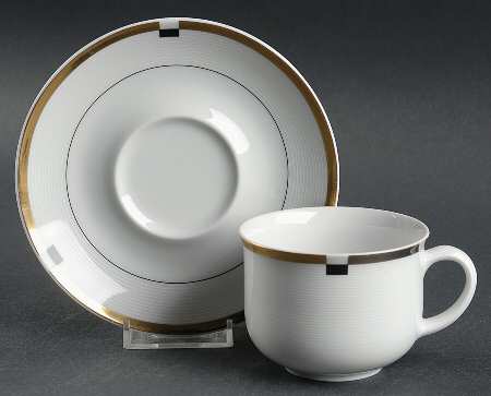 Bijoux Flat Cup & Saucer Set