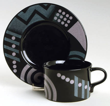 Bix Flat Cup & Saucer Set