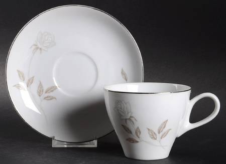 Blanca Flat Cup & Saucer Set
