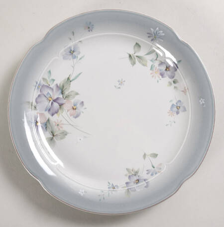 Blue Blossoms Salad Plate