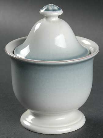 Blue Blossoms Sugar Bowl & Lid