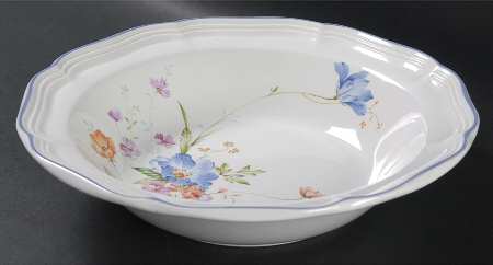 Blue Bouquet 9" Round Vegetable Bowl