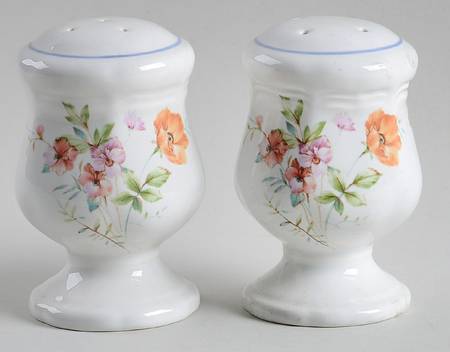 Blue Bouquet Salt & Pepper Set