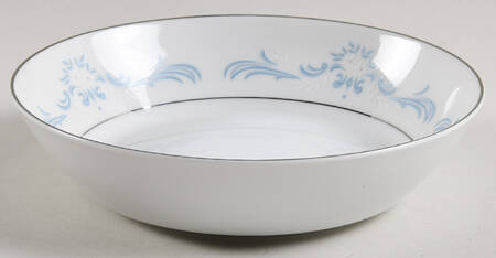 Blue Cascade Coupe Cereal Bowl