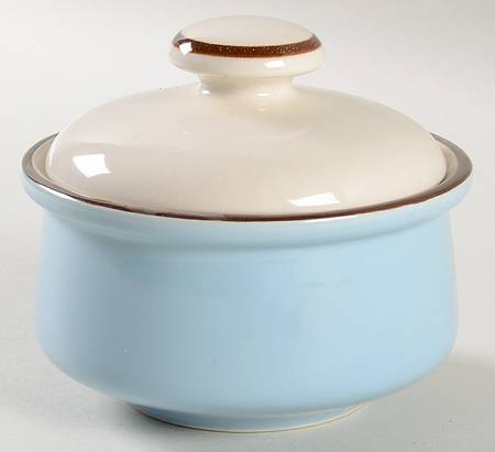Blue Cloud Sugar Bowl & Lid
