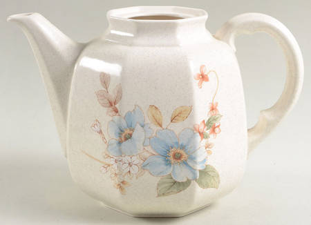 Blue Clematis Coffee Pot No Lid