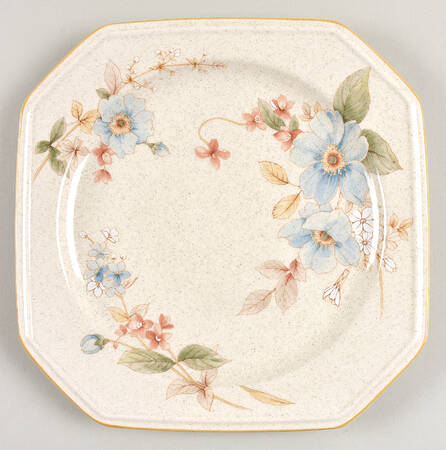 Blue Clematis Salad Plate by Mikasa