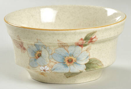 Blue Clematis Fruit/Dessert (Sauce) Bowl