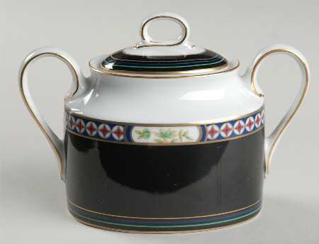 Black Diamond Sugar Bowl & Lid