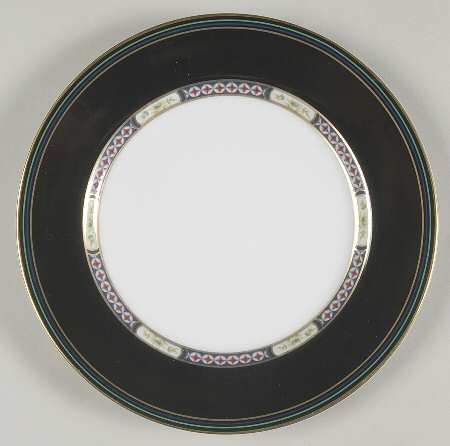 Black Diamond Salad Plate