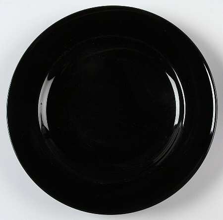 Black Diamond (All Black) Salad Plate