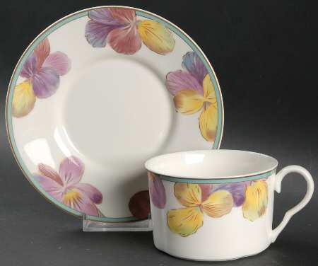 Blossom Festival Flat Cup & Saucer Set