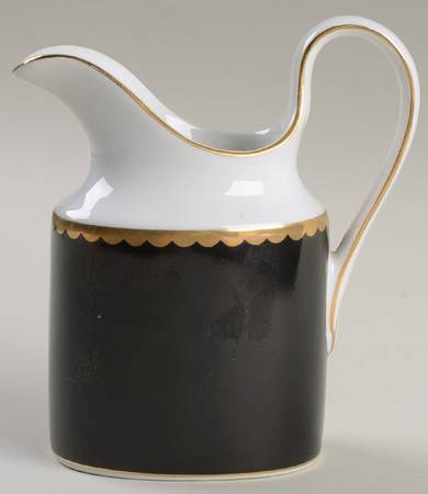 Black Granite (Black Border) Creamer