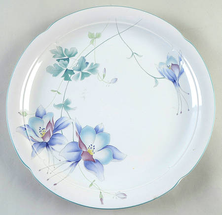 Blue Garden 12" Chop Plate (Round Platter)