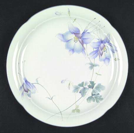 Blue Garden Dinner Plate