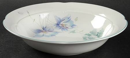 Blue Garden Coupe Soup Bowl