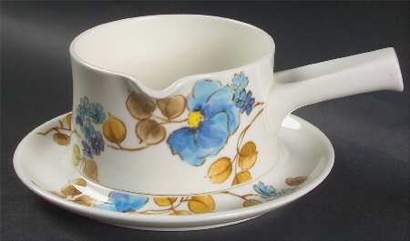 Blue Ginger Gravy Boat & Underplate