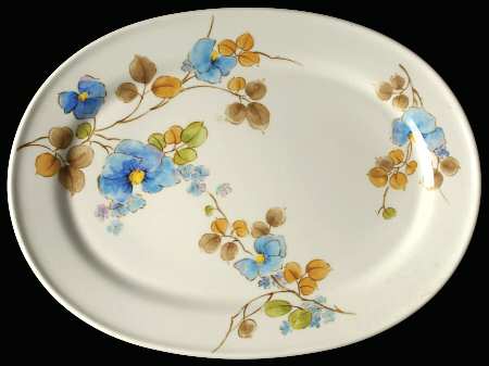 Blue Ginger 14" Oval Serving Platter