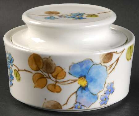 Blue Ginger Sugar Bowl & Lid
