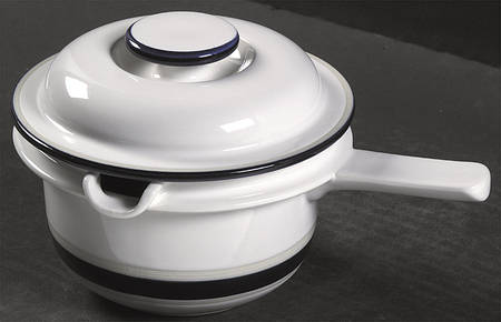 Blue Glow Gravy Boat & Lid