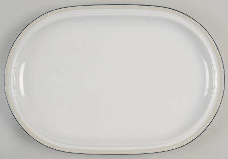 Blue Glow 15" Oval Serving Platter