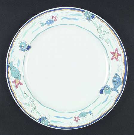 Blue Hawaii 12" Chop Plate (Round Platter)