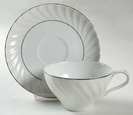 Bliss Flat Cup & Saucer Set