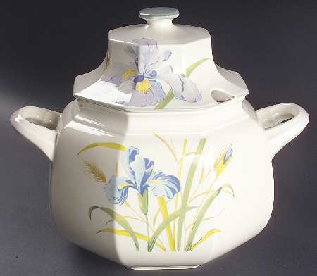 Blue Iris Tureen &  Lid
