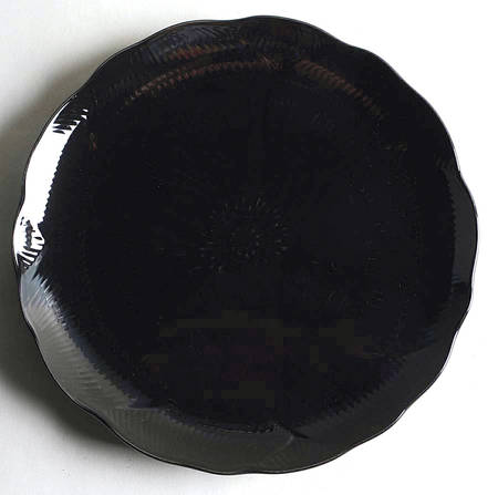 Black Iris Salad Plate