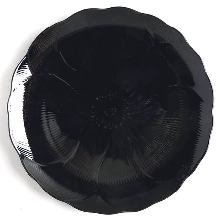 Black Iris 12" Chop Plate (Round Platter)