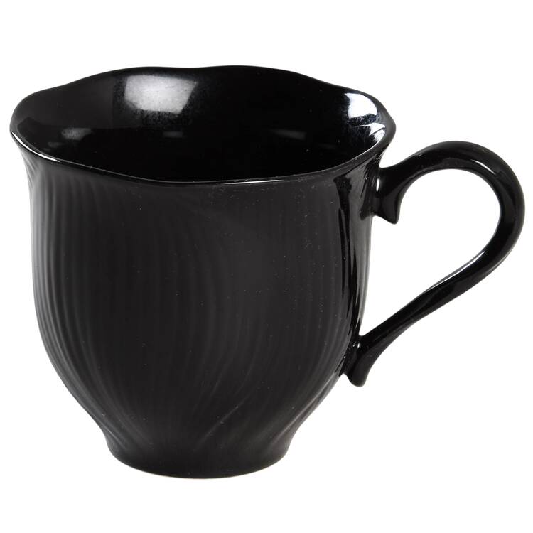 Black Iris Flat Cup by Mikasa