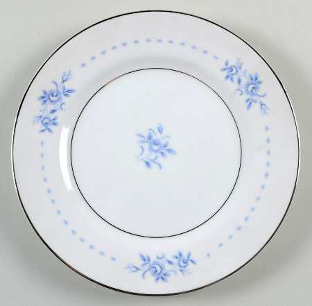 Blue Lyric Bread & Butter Plate