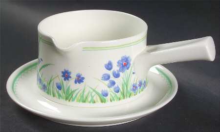 Blue Mist Gravy Boat & Underplate