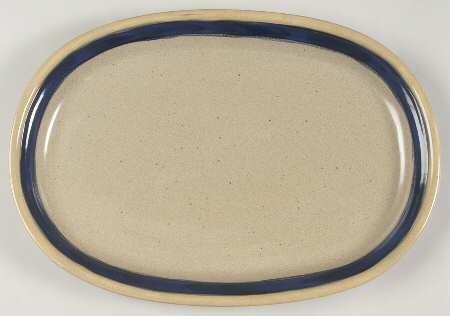 Blue Mountain 15" Oval Serving Platter