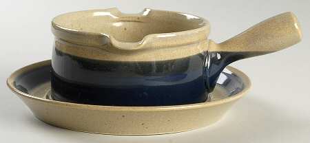 Blue Mountain Gravy Boat & Underplate