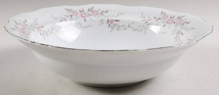 Blossoms Pink 9" Round Vegetable Bowl