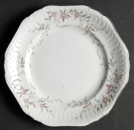 Blossoms Pink Bread & Butter Plate