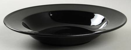 Black Plus Large Rim Soup Bowl