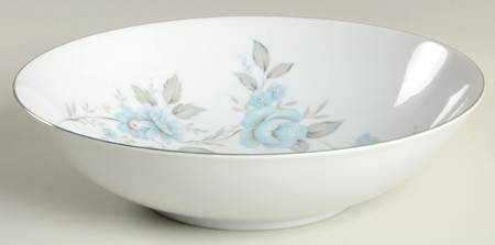 Blue Rose 9" Round Vegetable Bowl