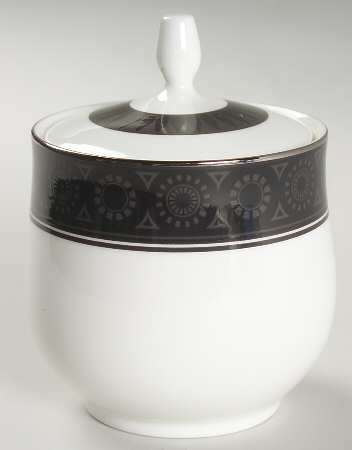 Black Sapphire Sugar Bowl & Lid