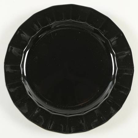 Black Slate Salad Plate