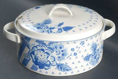 Blue Sonata Tureen &  Lid by Mikasa