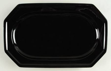 Black Tea 14" Oval Serving Platter