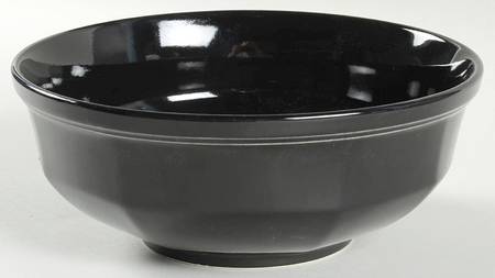 Black Tea 8" Round Vegetable Bowl