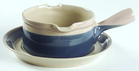Blue Thunder Gravy Boat & Underplate