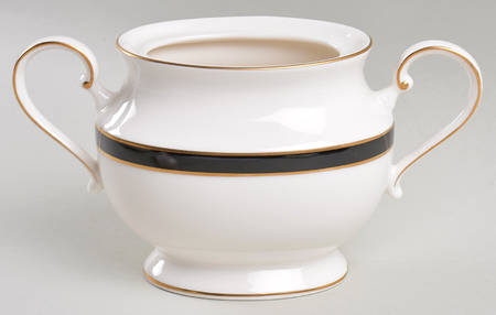 Black Tie Sugar Bowl No Lid